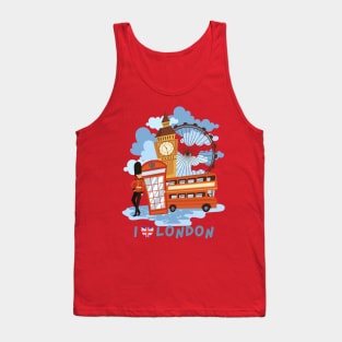 I Love London Tank Top